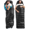 Мешок спальный NATUREHIKE CWZ400 NH19W400-Z с пуховым конвертом М черный 6927595765357